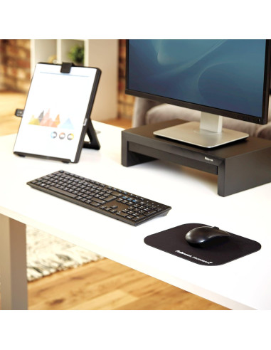 Alfombrilla de Ratón Fellowes Microban Antideslizante 22.86x20.32cm