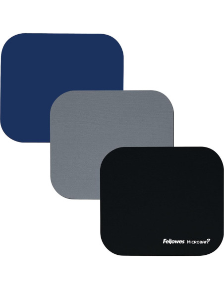 Alfombrilla de Ratón Fellowes Microban Antideslizante 22.86x20.32cm