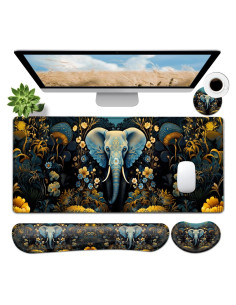 Conjunto Alfombrilla de Ratón Grande JVGFYNKL Ergonomía