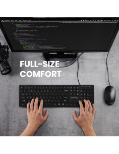 Combo Teclado y Ratón PS2 Perixx PERIDUO-117P - Cable 1.8m 2