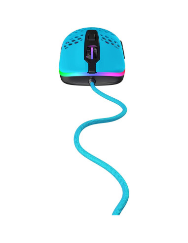 Ratón Gaming Xtrfy M42 RGB Ultra Ligero Azul Miami