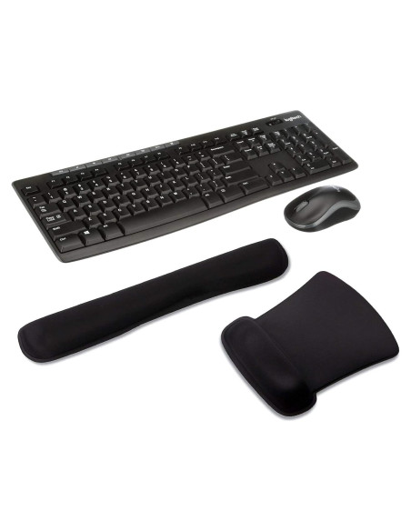 Combo Teclado y Ratón Inalámbricos Logitech MK270 con Almohadillas de Gel Combo Teclado y Ratón Inalámbricos Logitech MK270 con Almohadillas de Gel