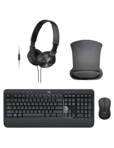 Kit Teclado Inalámbrico Logitech MK540 con Ratón y Auriculares