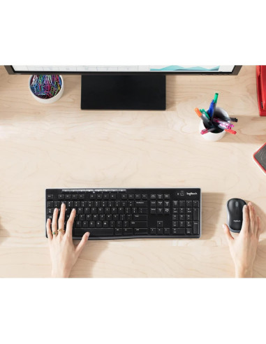 Combo Inalámbrico Teclado y Ratón Logitech MK270 + Altavoces Pro