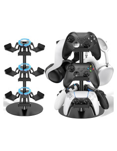 Soporte para Auriculares Kosker 3 Niveles Negro 32.3 cm