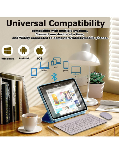 Conjunto Teclado y Ratón Bluetooth Ergonómico SHARE SUNSHINE