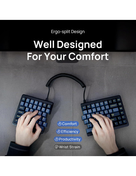 Teclado Mecánico Ergonómico MISTEL MD770 TKL Bluetooth 5.0