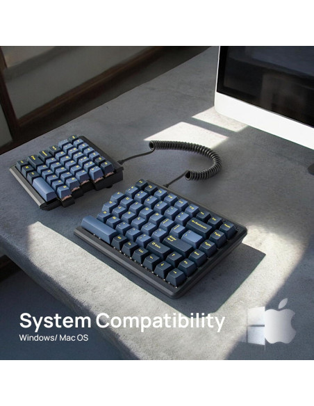 Teclado Mecánico Ergonómico MISTEL MD770 TKL Bluetooth 5.0