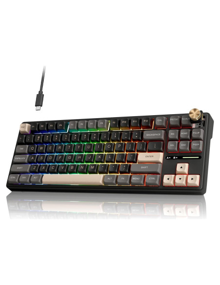 Teclado Mecánico RK Royal Kludge R87 Pro TKL 88 Teclas RGB