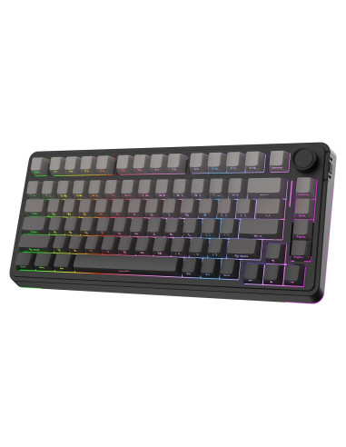 Teclado Mecánico Gaming EPOMAKER EA75 RGB 75% Inalámbrico