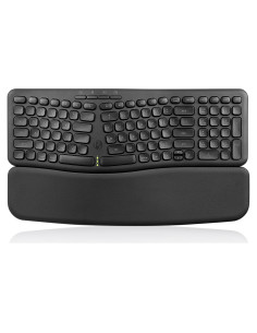 Teclado Inalámbrico Ergonómico Perixx PERIBOARD-636B USB Negro