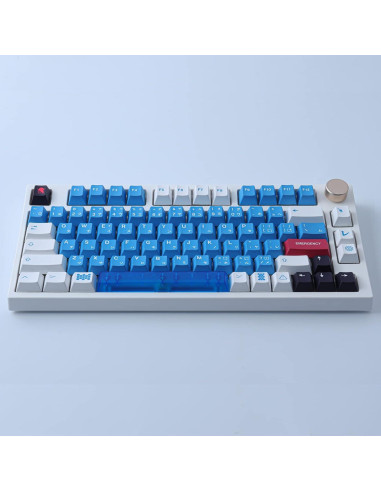 Conjunto de Teclas Mecánicas JOMKIZ PBT 134 Teclas Azul