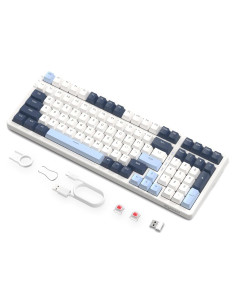 Teclado Mecánico Inalámbrico Attack Shark K8 RGB 100 Teclas