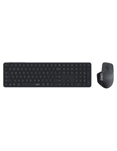 Combo Teclado y Ratón Inalámbrico Rapoo 9560M, USB-C, Silencioso