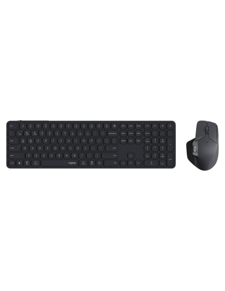 Combo Teclado y Ratón Inalámbrico Rapoo 9560M, USB-C, Silencioso