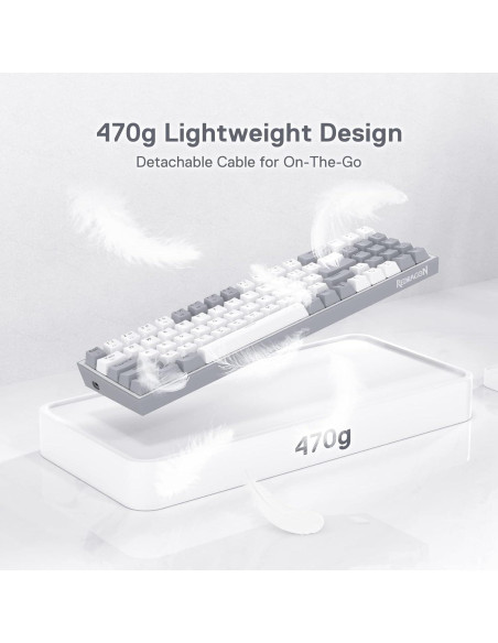 Teclado Mecánico Redragon K628 Pollux 75% RGB Con Cable Teclado Mecánico Redragon K628 Pollux 75% RGB Con Cable