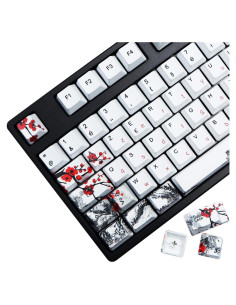 Set de Teclas Mecánicas MOLGRIA 111 PBT Flor de Ciruelo