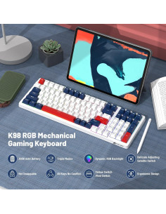 Teclado Mecánico Inalámbrico ATTACK SHARK K98 RGB 100 Teclas 2