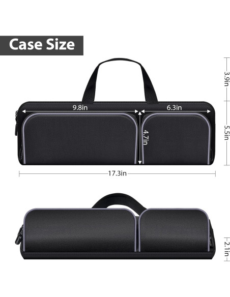 Funda de viaje para teclado Logitech MX Keys S/MX Keys Mini