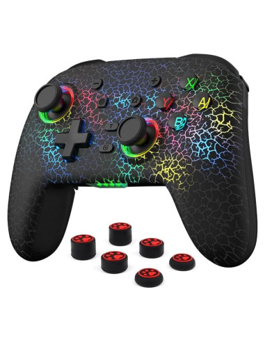 Controlador Inalámbrico Pro RALAN Negro para Nintendo Switch