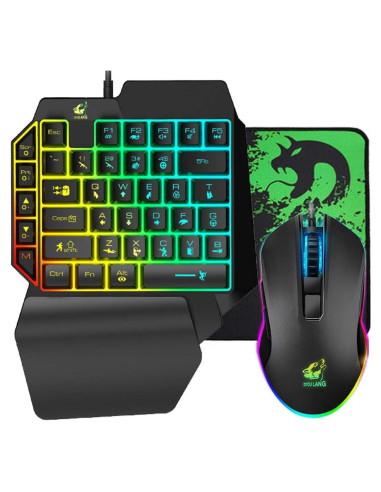 Combo Teclado Mecánico y Ratón Gamer FELICON Retroiluminado