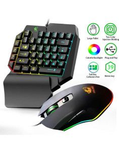 Combo Teclado Mecánico y Ratón Gamer FELICON Retroiluminado 2