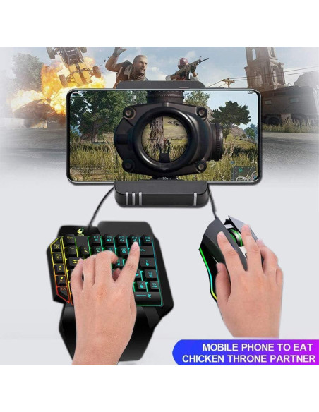 Combo Teclado Mecánico y Ratón Gamer FELICON Retroiluminado