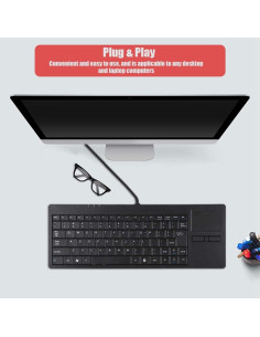 Teclado USB Mecánico Bewinner MC-818 con Touchpad Integrado 2