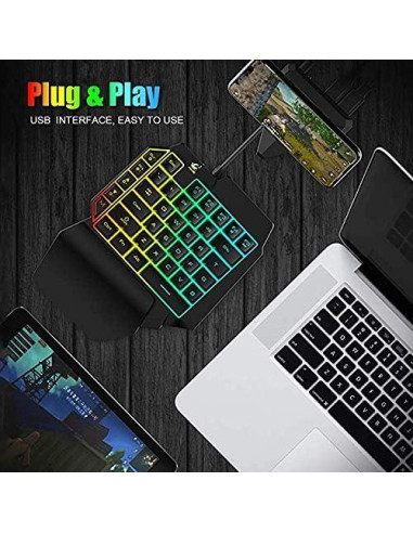 Combo Teclado Mecánico y Ratón Gamer FELICON Retroiluminado