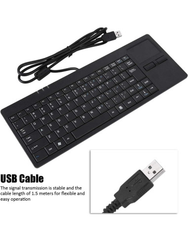 Teclado USB Mecánico Bewinner MC-818 con Touchpad Integrado