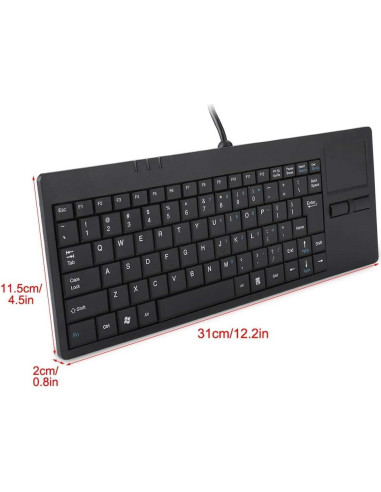 Teclado USB Mecánico Bewinner MC-818 con Touchpad Integrado