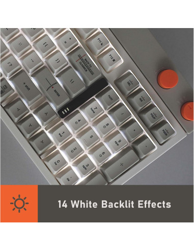 Teclado Mecánico Inalámbrico LOFREE Block 98 Teclas Recargable