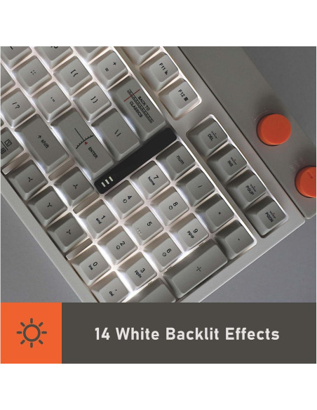 Teclado Mecánico Inalámbrico LOFREE Block 98 Teclas Recargable