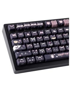 Conjunto de Teclas PBT Gato Negro TYRIXKI 142 Teclas MAO