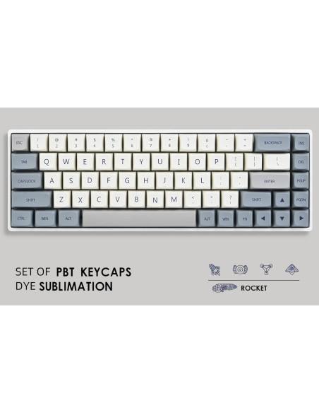 Juego de Teclas PBT 137 Teclas XDA para Teclado Mecánico Juego de Teclas PBT 137 Teclas XDA para Teclado Mecánico