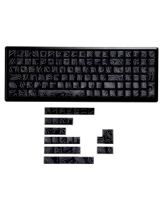 YMDK Teclado Mecánico Conjunto de Teclas PBT Cherry Contour 130 pcs