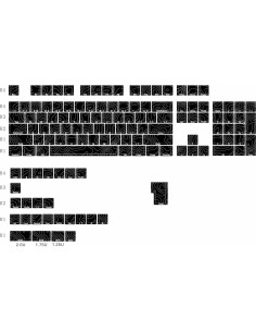 YMDK Teclado Mecánico Conjunto de Teclas PBT Cherry Contour 130 pcs 2