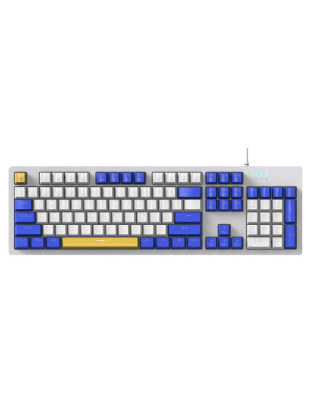 Teclado Mecánico Thunderobot K104 RGB 104 Teclas PBT Azul