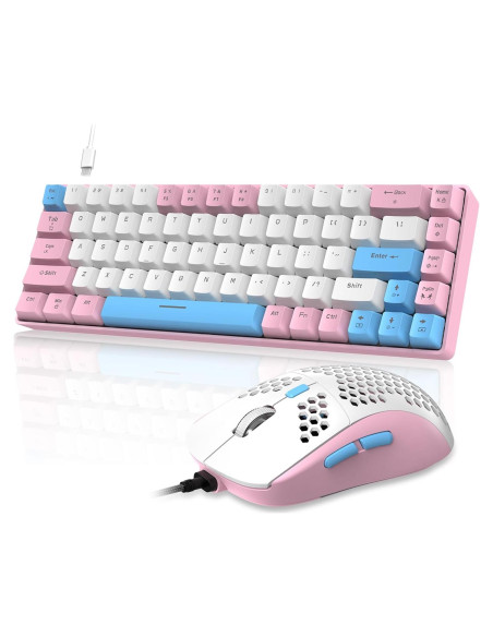 Combo Teclado Mecánico y Ratón RGB LEXONELEC MK14 68 Teclas Combo Teclado Mecánico y Ratón RGB LEXONELEC MK14 68 Teclas