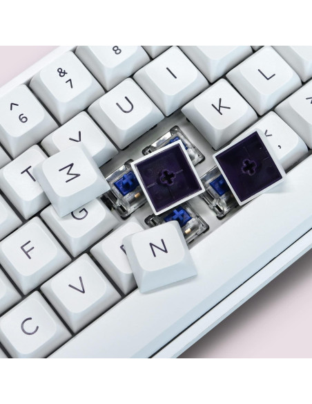 Conjunto de Teclas PBT Dagaladoo 189 Teclas Blancas/Púrpuras