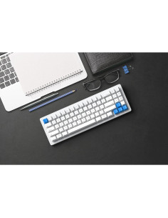 Teclado Mecánico Apos WhiteFox Eclipse Inalámbrico Bluetooth 2