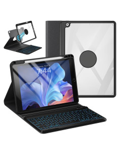 Funda Teclado Inalámbrico OYEEICE para iPad 9.7" 6ta Gen - Negro