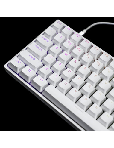 Conjunto de Teclas YMDK Doble Tiro 108 PBT Brillante Blanco 122