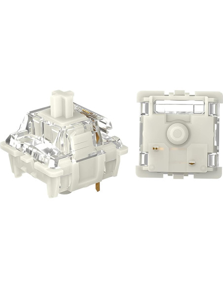 Interruptor Mecánico Gateron Pro 2.0 RGB 108pcs Blanco