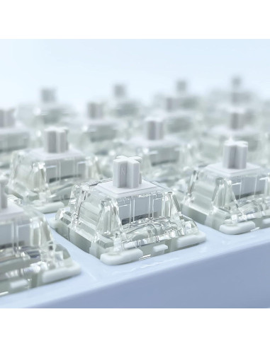 Interruptor Mecánico Gateron Pro 2.0 RGB 108pcs Blanco