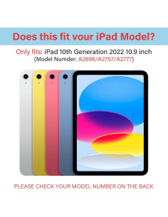 Funda de Teclado Inalámbrico AOUB para iPad 11" y 10.9" - Rosa Sandía 2