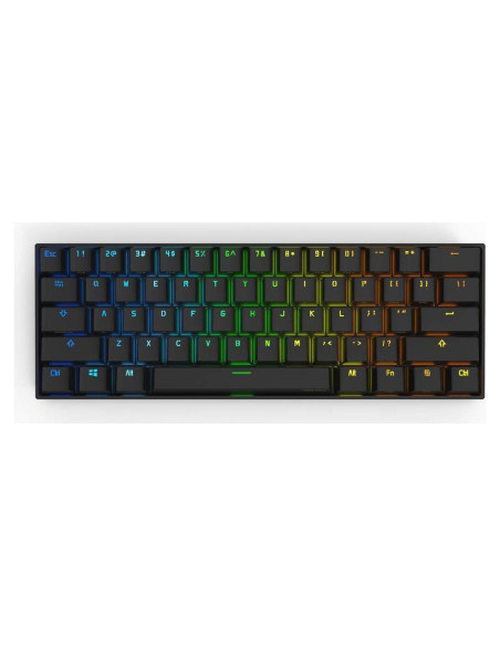 Teclado Mecánico Anne Pro 2 60% RGB Bluetooth Gateron Rojo