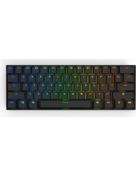 Teclado Mecánico Anne Pro 2 60% RGB Bluetooth Gateron Rojo