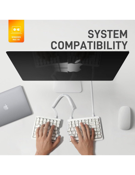 Teclado Mecánico Ergonómico Mistel MD770 TKL Cherry MX Rojo Teclado Mecánico Ergonómico Mistel MD770 TKL Cherry MX Rojo