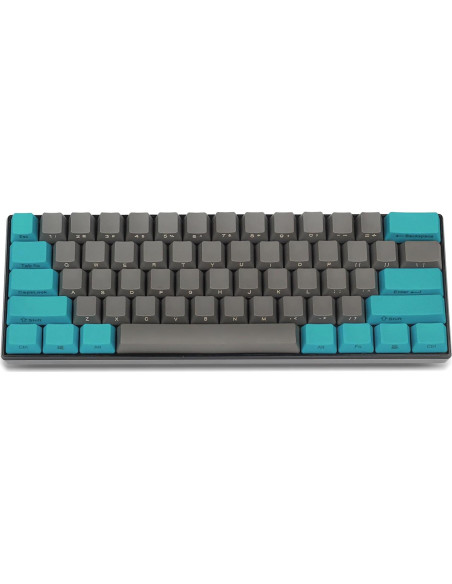 Teclas mecánicas PBT Happy Balls 60% Azul y Gris para MX